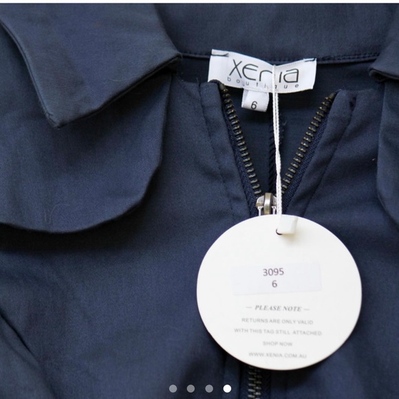 HOST PICK⭐️Blazer DRESS 💙 by Xenia Boutique 🖤New with tags💙Navy - Picture 3 of 4